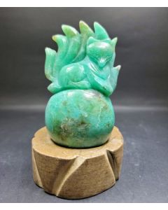 Tianhe Stone Nine-tailed Fox 7x3.5 cm