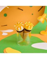 Brown Bunny Mini Kawaii Cone Mango Yogurt Flavor Ice Cream 20g