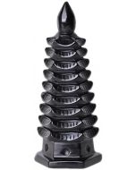 Obsidian Wenchang Tower 10 cm