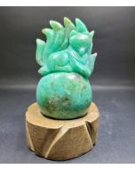 Tianhe Stone Nine-tailed Fox 7x3.5 cm